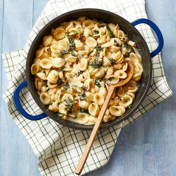 Orecchiette With White Beans and Spinach